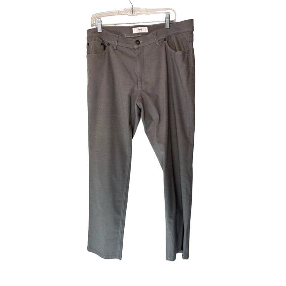 BRAX Men's Gray Silver Regular Cooper Fancy Straight Leg Pants Size 38x32 - Picture 1 of 12